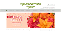 Desktop Screenshot of floralrenditionsflorist.com